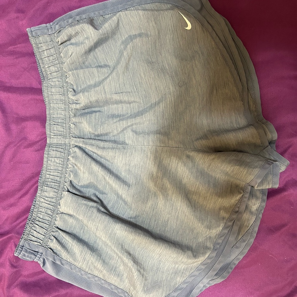 Nike Gray Athletic Shorts Lightweight Breathable